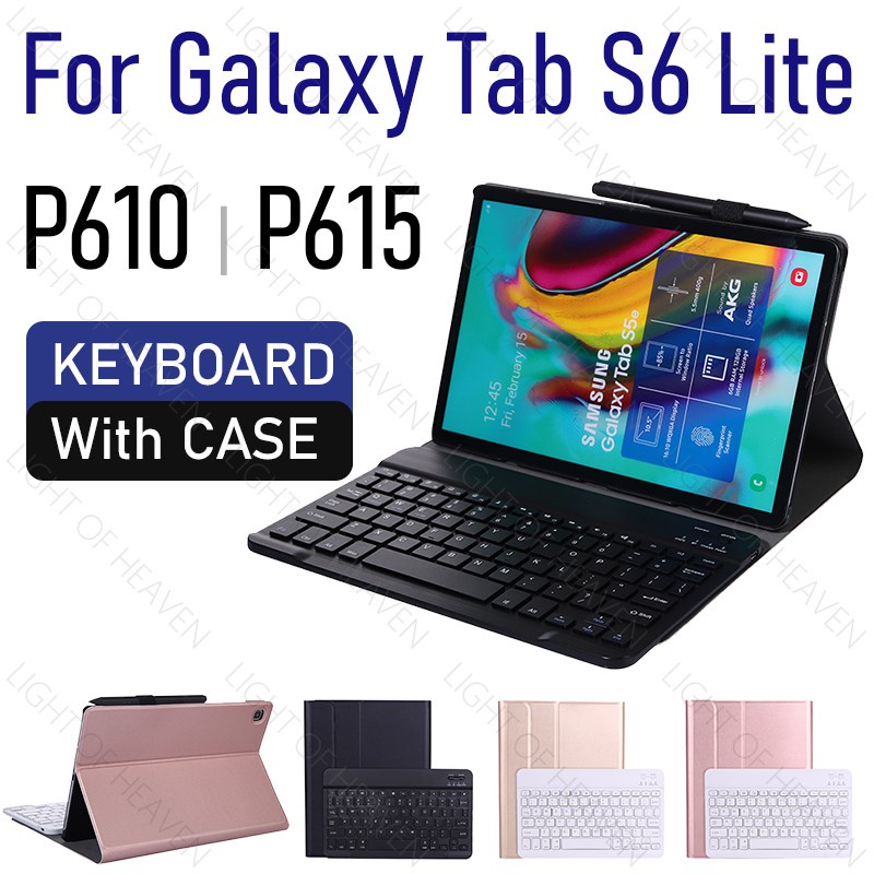 Bao Da Có Bàn Phím Bluetooth Cho Samsung Galaxy Tab S6 Lite 10.4 Inch (P610 / P615) 2020