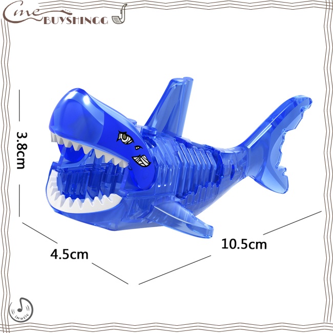 Mô Hình Đồ Chơi Lego Cá Mập Phát Nhạc Dành Cho Trẻ Xl014-018