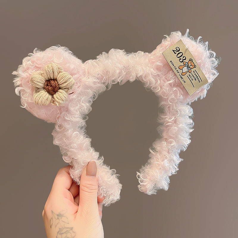 Băng Đô Cài Tóc Hình Tai Gấu Đáng Yêu Cho Nữ