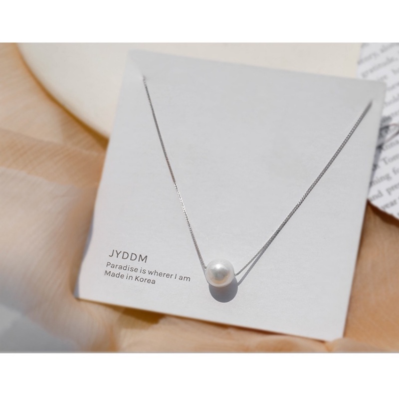 MANYUE Vòng cổ ngọc trai nhân tạo 8mm phong cách hàn quốc thời trang dành cho nữ