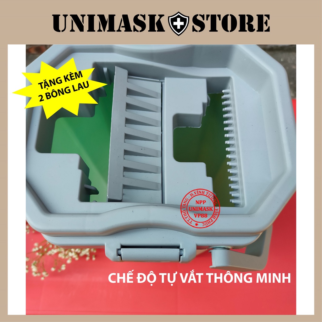 [Siêu sale] Chổi lau nhà VẮT TỰ ĐỘNG ( Chổi + Thùng)