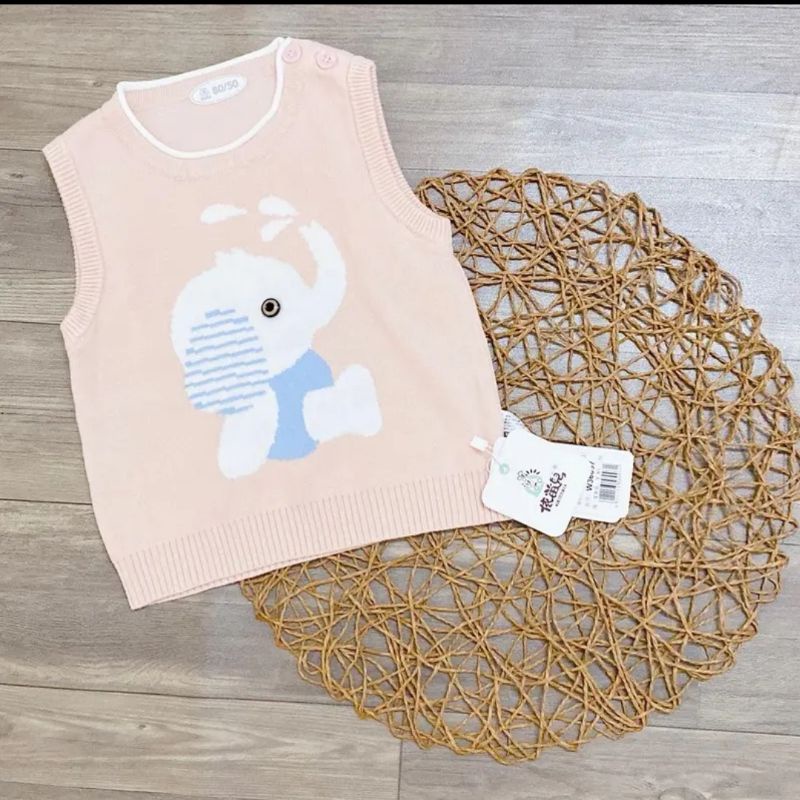 Áo gile len dễ thương cho bé 7-15kg hàng Quảng Châu siêu đẹp
