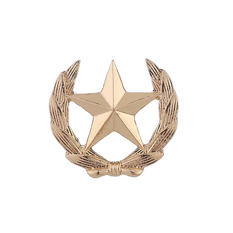 Ghim Cài Áo Hình Ngôi Sao Năm Cánh Đính Đá Thời Trang Cho Nam