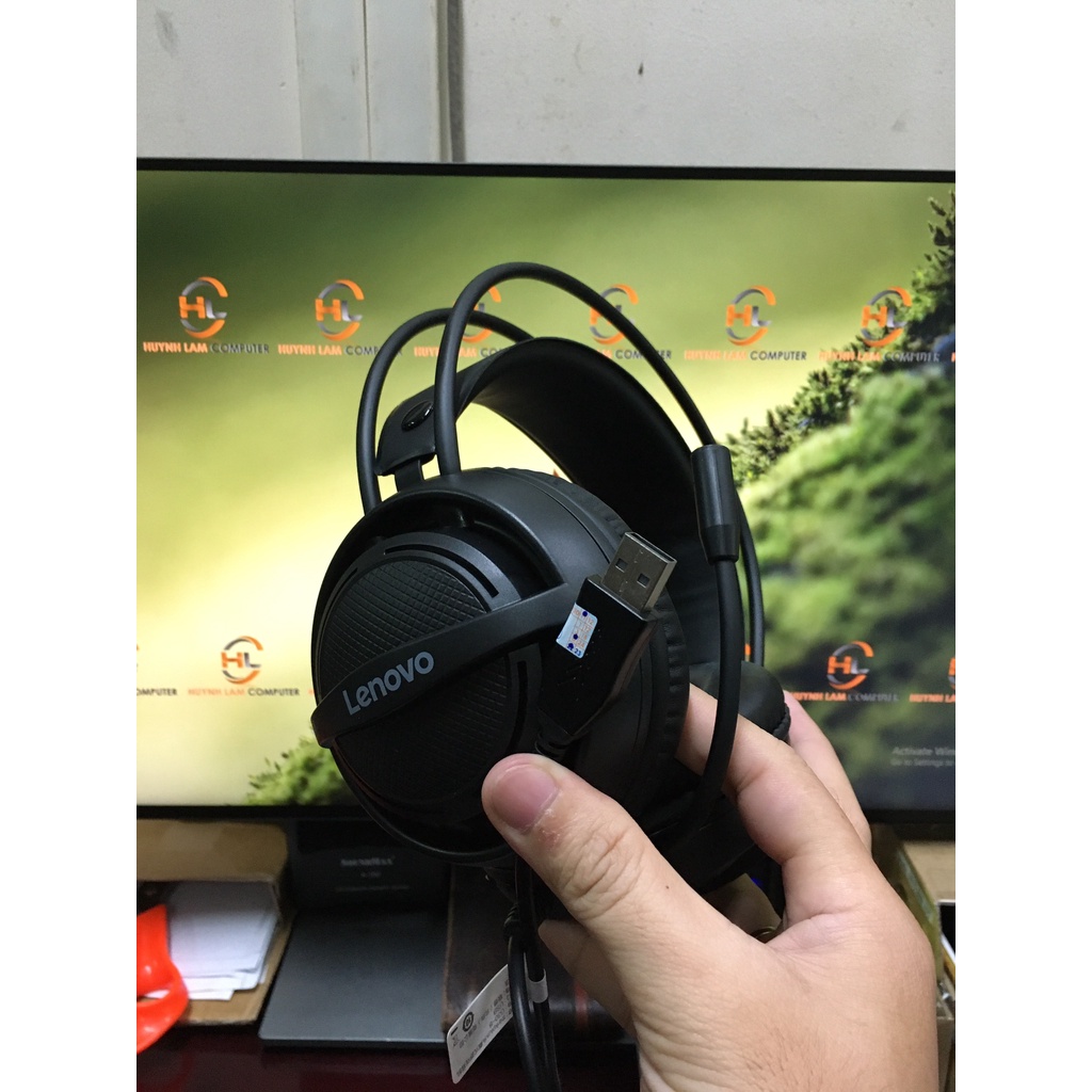 Tai nghe chụp tai Lenovo G30 LED kết nối cổng USB - Chính hãng