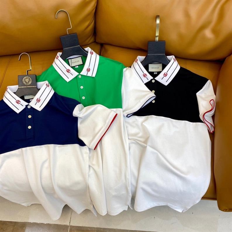 Áo thun Polo Gucci chất liệu cotton thời trang xuân hè cho nam giới # 22 ⚡