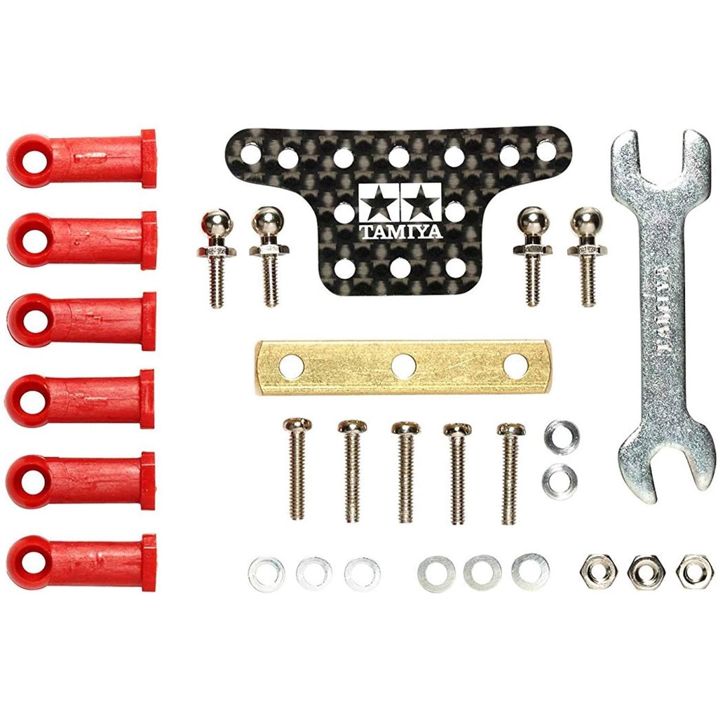 ❈ < Tamiya 95387 - HG Ball Link Mass Damper Square / Carbon Plate >