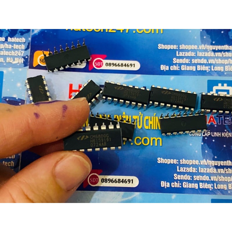 IC NGUỒN CM6800G DIP mới chính hãng 100%