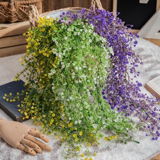  Hoa giả dây leo rong biển cỏ hoa giả dài 50cm - hoa giả trang trí  không kèm chậu  