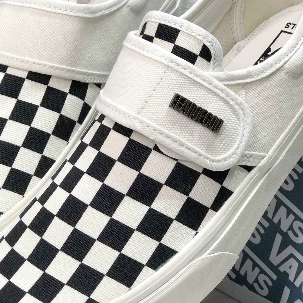 Giày Vans Caro Dán Giầy Nam Xỏ Vans Dán