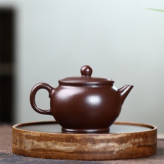 Ấm Tử Sa Nghi Hưng Thủy Bình 160 ml (Tử Ngọc Kim Sa)
