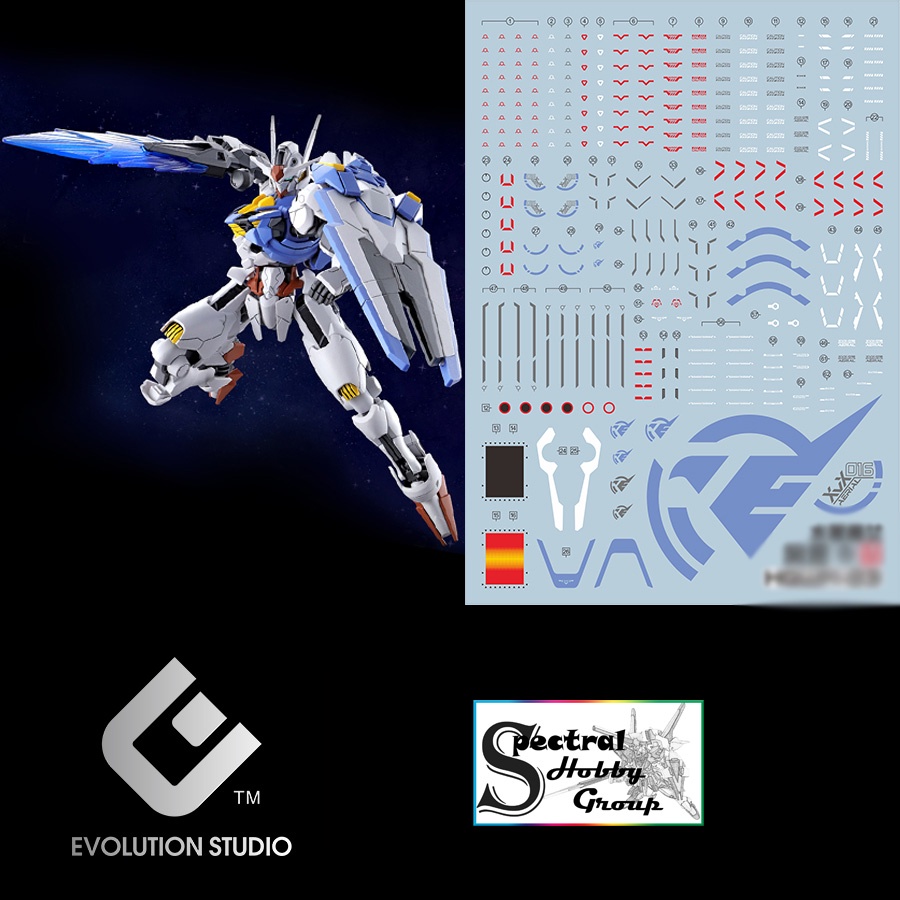 Decal nước dán mô hình HG FM Gundam AERIAL Mirasoul Lfrith demi Trainer unit các loại - Water sticker