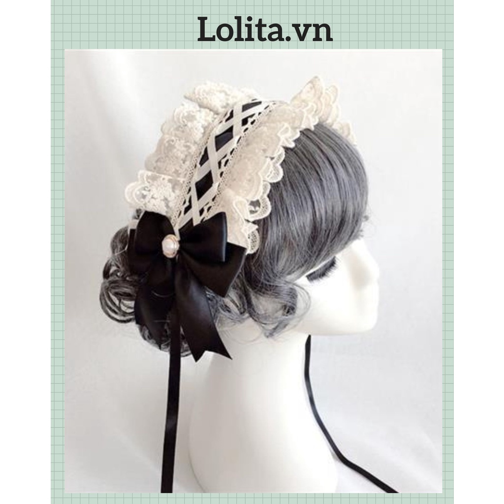 Băng đô lolita mềm mại nhiều màu siêu xinh