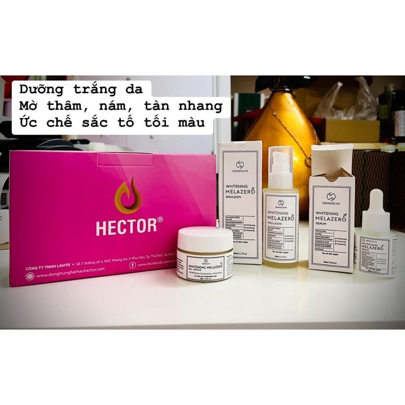 Serum Trắng Da Whitening Melazero Skinsolve