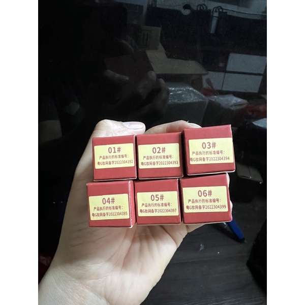 Son Kem Lì Nhung Mịn Không Thấm Nước Thiết Kế Vỏ Đỏ Herorange