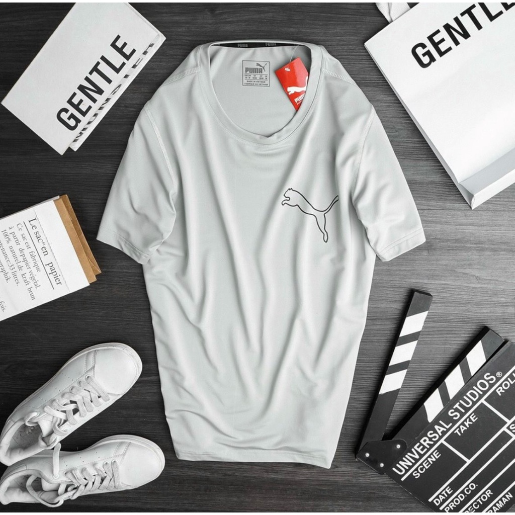 Áo thể thao nam thun mềm siêu mịn co giãn không nhăn không xù tốt áo mặc nhà đi chơi Shop Thể Thao Kute