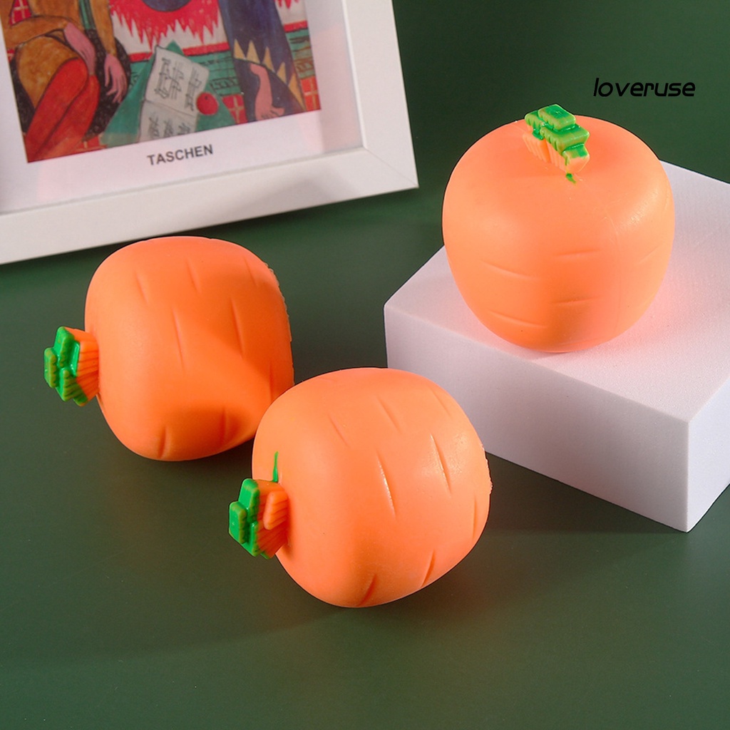Đồ Chơi Nắn Bóp Giúp Giải Tỏa Căng Thẳng Hình Thỏ Cà Rốt Dễ Thương