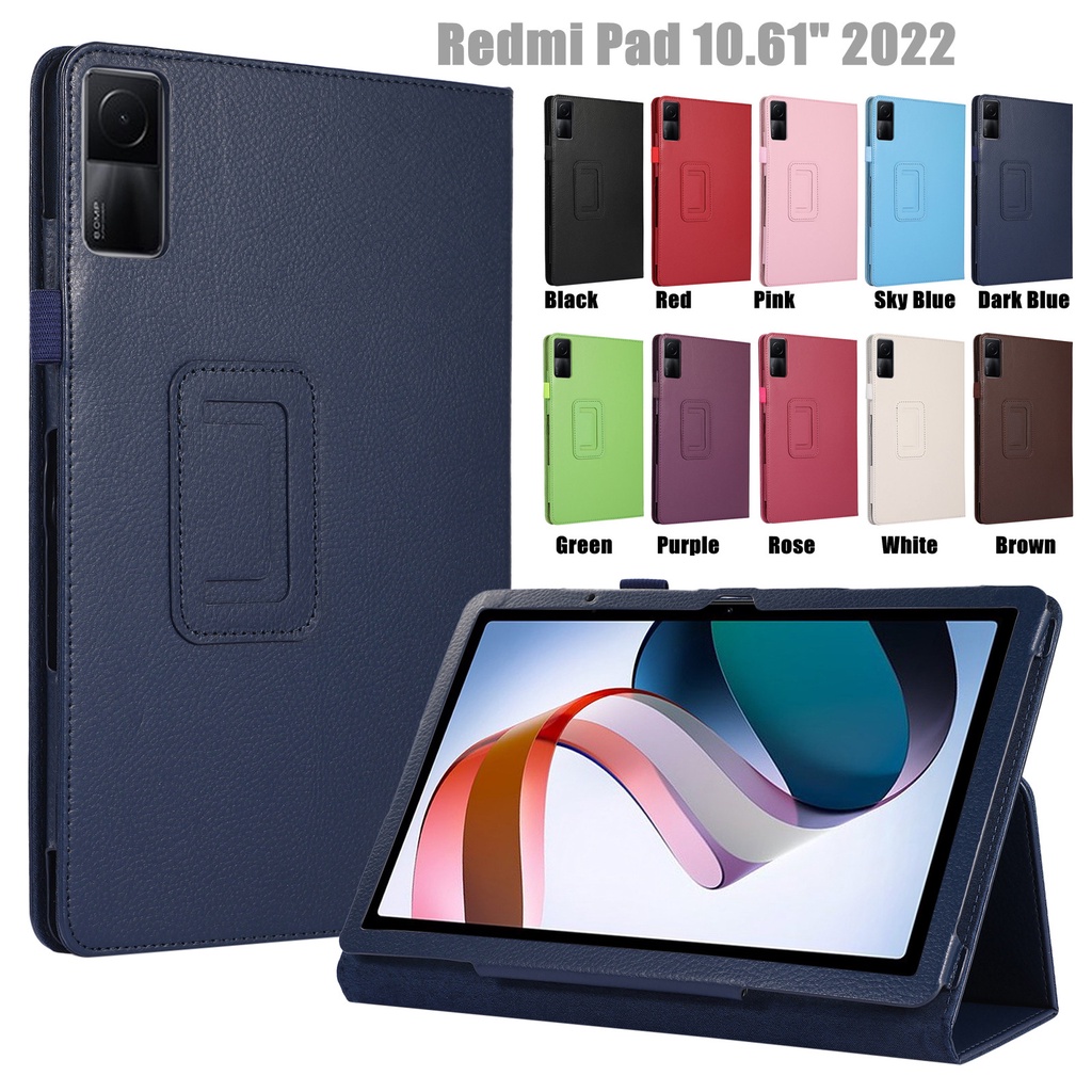 Ốp Máy Tính Bảng Da PU Từ Tính Tự Động Tích Hợp Giá Đỡ 10.61'' Cho Xiaomi Redmi Pad 2022 RedmiPad 10.61 inch