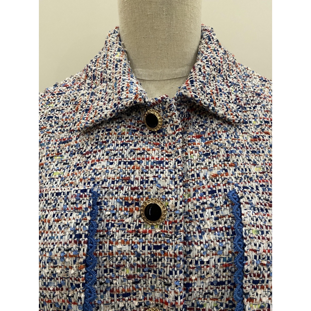 Áo khoác dạ tweed L07