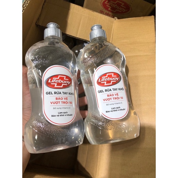 Thanh lý hàng date 2022 Gel rửa tay khô Lifebuoy 235ml