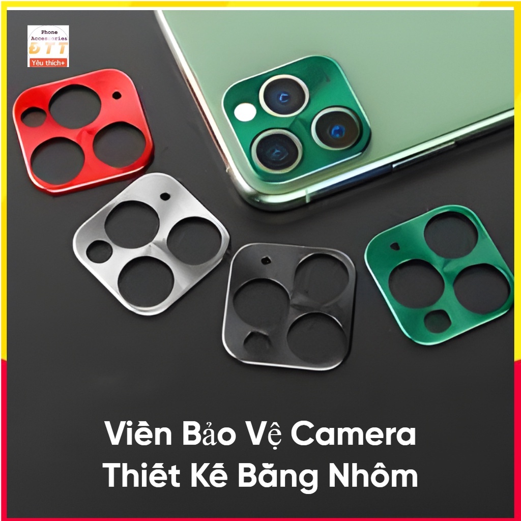 Viền bảo vệ camera iphone,khung viền nhôm theo màu,bảo vệ tối vòng ngoài.còn các màu,xanh,vàng,trắng,bạc.