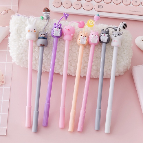 Bút Bi Viết Tạo Hình Thú Cưng Đáng Yêu - Bút Bi Viết Văn Phong Mực Đen