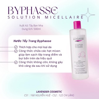 Nước tẩy trang Byphasse Solution Micellaire 500ml Các Loại