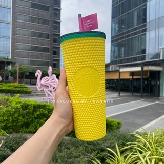 Ly Starbucks Studded Hawaii Yellow 710ml
