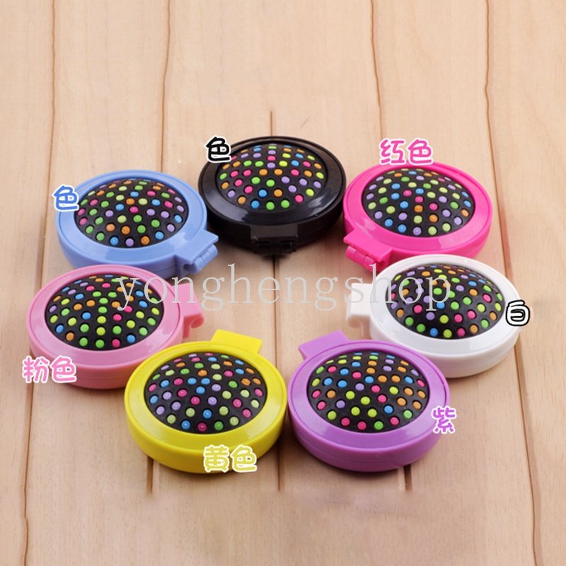 Lược Chải Tóc Mini Màu Cầu Vồng Có Thể Gấp Gọn Tiện Dụng