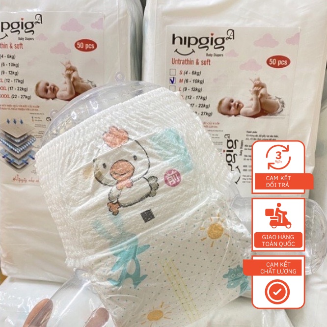 100 Miếng Bỉm Quần HIPGIG A Phiên Bản Nâng Cấp
