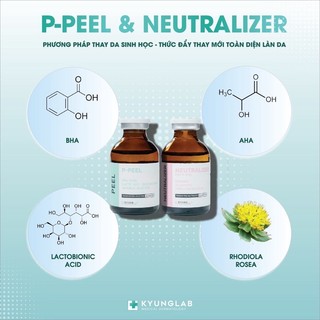 Peel da KyungLab P-Peel + Neutralizer thay da sinh học - tái sinh làn da không gây bong tróc da