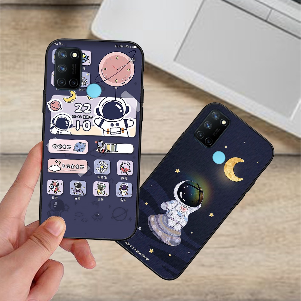 Ốp Realme C17 / 7i bộ hình phi hành gia vũ trụ ngân hà mẫu mới hot trend