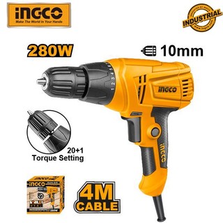 Máy khoan vặn vít dùng điện 280w ingco ed2808