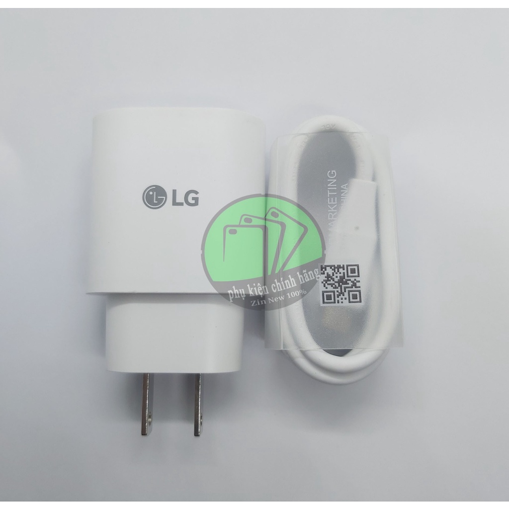 Bộ sạc nhanh LG 25W Chuẩn ZIN dành cho LG V50 , V60 , V70 - BH 12THANG