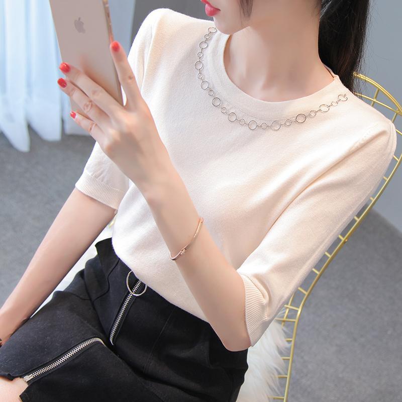 Áo Len Tay Dài Dáng Rộng Phong Cách Hàn Quốc Thời Trang Mùa Thu