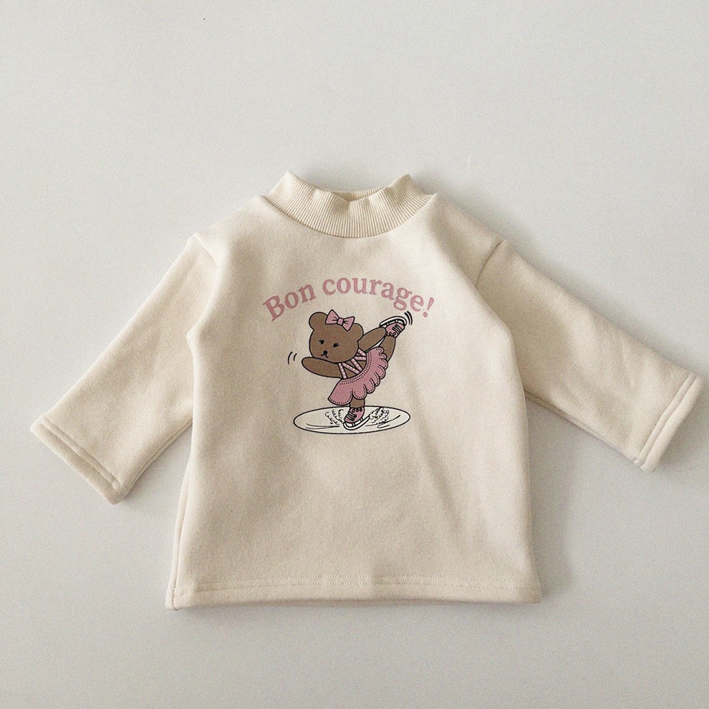 Áo Sweater Giữ Ấm Phong Cách Hàn Quốc Cho Bé