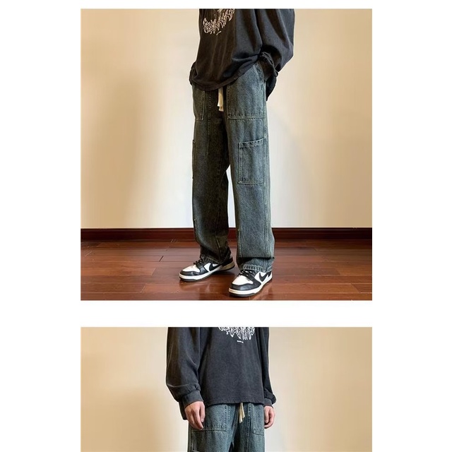 Quần Jean Nam Phong Cách Hip Hop Thời Trang Mùa Hè Mới