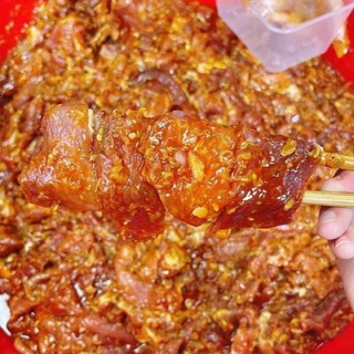 (HCM - CHỈ GIAO HỎA TỐC) Đà điểu ướp sate (500gr)