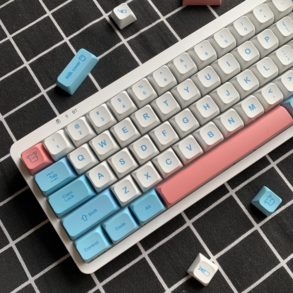 Keycaps PBT XDA - Milk Cover 119 Phím Dành cho phím cơ