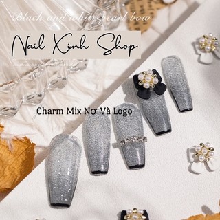 [ Mới ] Set charm nơ mix + charm logo