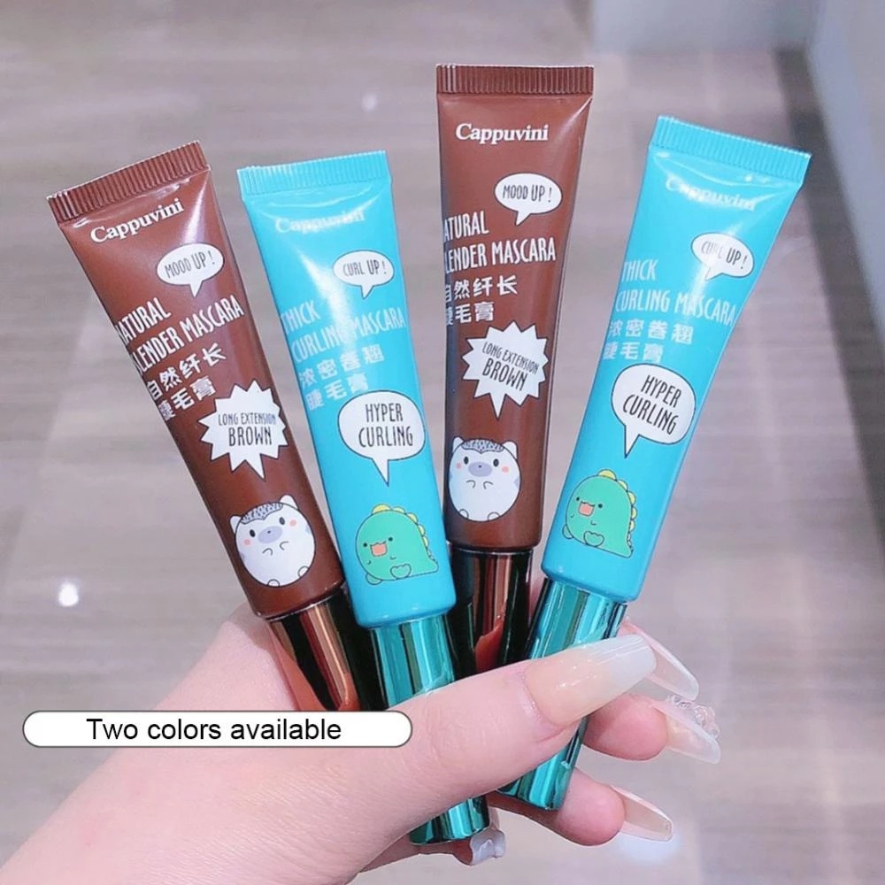 1 Mascara Chuốt Mi Cappuvini Chống Nước Lâu Phai Thiết Kế Vỏ Son Hình Động Vật Nhỏ Xinh Xắn