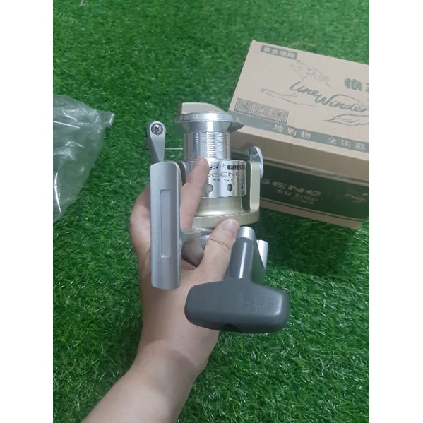 Máy Câu Cá Đứng Line Winder EU 3000 4000 5000 7000 Siêu Bền, Tải Cá Lên Đến 25kg..