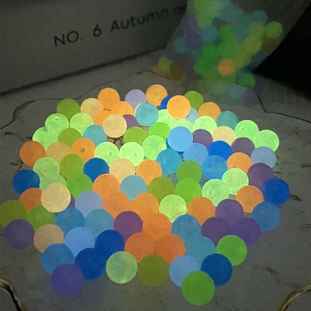 Hạt Charm Phát Quang 6-8 - 10-12mm Dùng Làm Trang Sức DIY