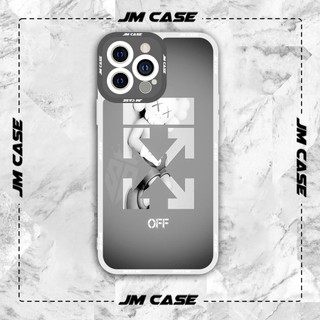 Ốp lưng iphone samsung xiaomi oppo cạnh vuông JMCase Fashion Off White Thời Trang
