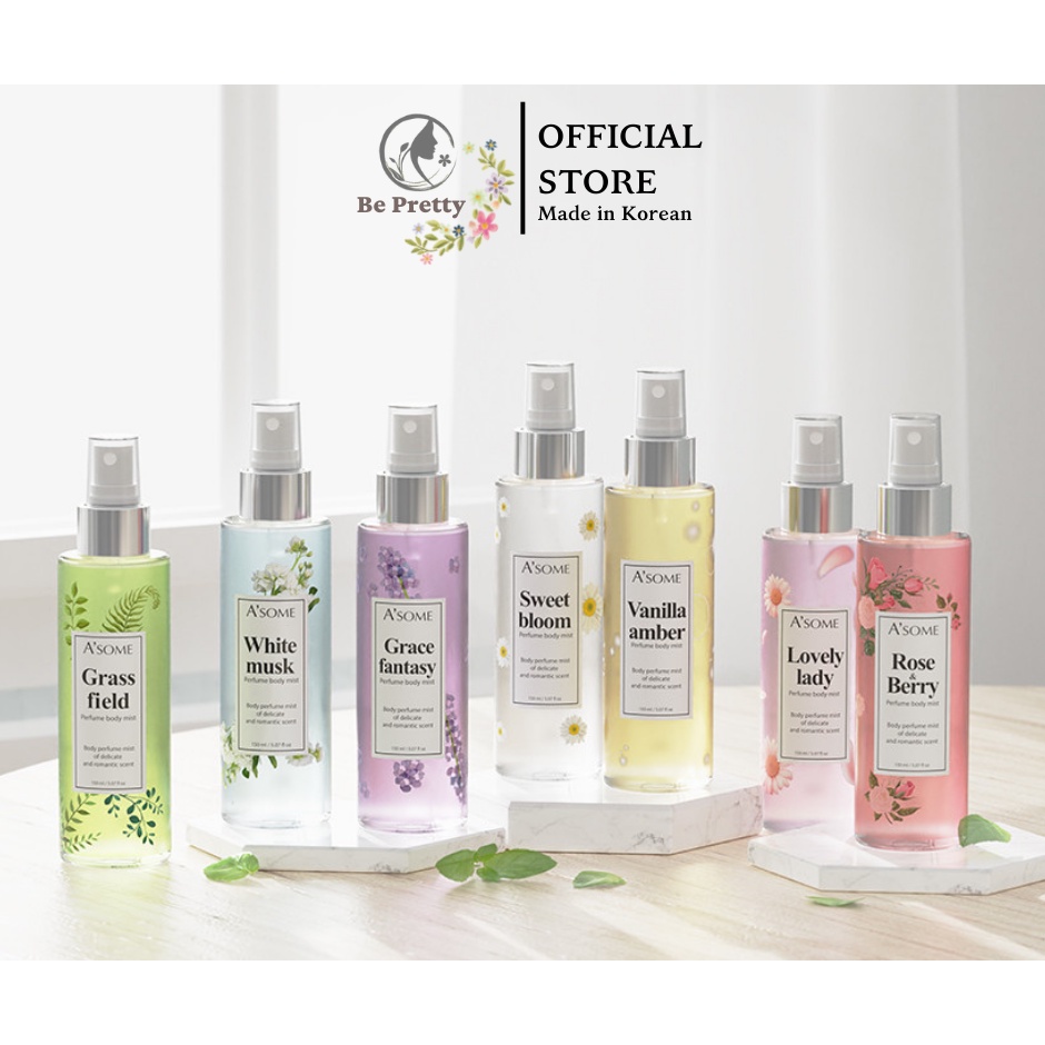Xịt thơm cơ thể ASOME Perfume Body Mist 150ml