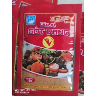 Bịch 16 gói Gia vị sốt vang Quốc Khánh gói 10g