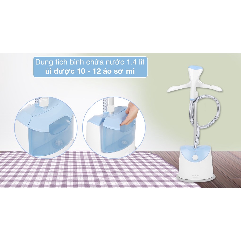 Bàn ủi hơi nước đứng Philips GC482 1600W NEW 100%/ BH 24 Tháng chính hãng