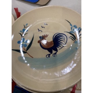 sét 2 dĩa gà cạn vẻ tay 20 cm