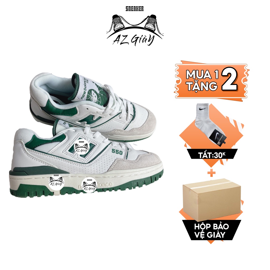 Giày thể thao nam nữ 𝐍𝐞𝐰 𝐛𝐚𝐥𝐚𝐧𝐜𝐞 𝟓𝟓𝟎 NB 550 full size full box