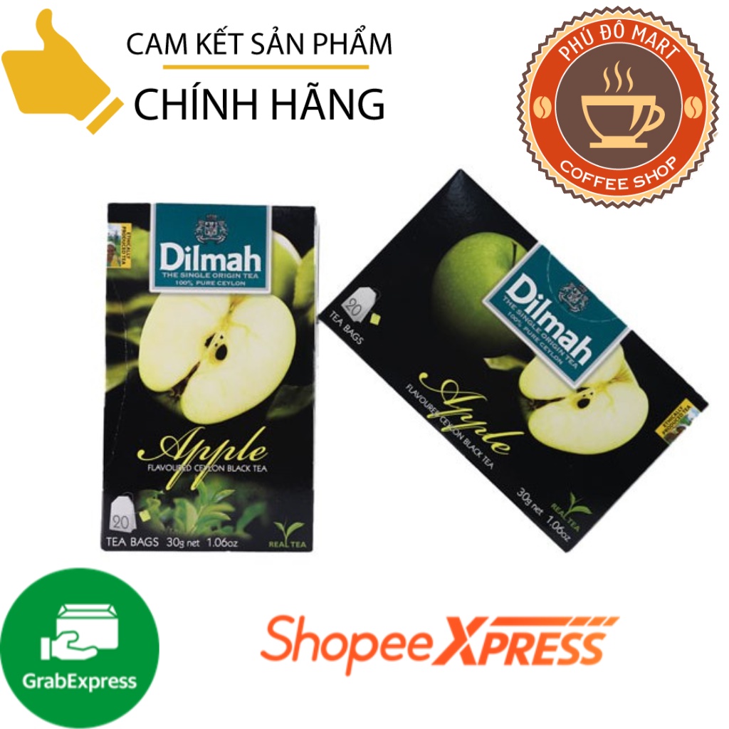 Trà Dilmah túi lọc vị Táo