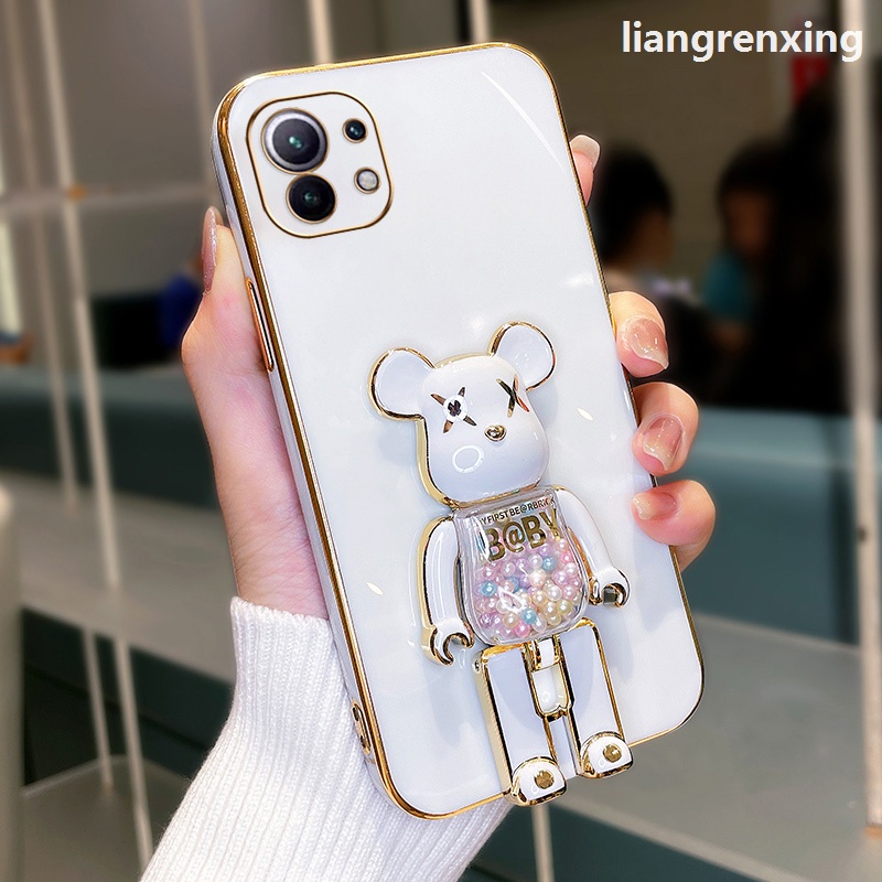 Ốp lưng xiaomi mi 11 lite xiaomi 11t xiaomi 11 lite 5g ne xiaomi 11t pro Ốp Điện Thoại Silicon Chống Sốc Mạ Điện DDTGZJ01 Cho xiaomi mi 11 lite xiaomi 11t xiaomi 11 lite 5g ne xiaomi 11t pro viền vuông cute